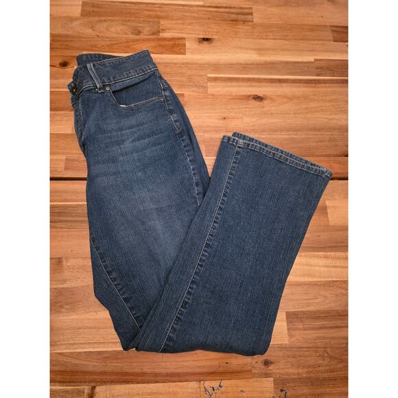 Riders by Lee Bootcut Jeans Women’s Size 12M No Gap Waist Dark Wash - Picture 2 of 6
